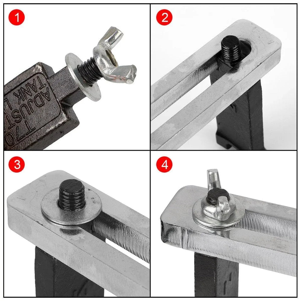 Adjustable Universal Fuel Tank Cover Removal Tool 3 Claws Gasoline Pump Wrench – Four-Grasp