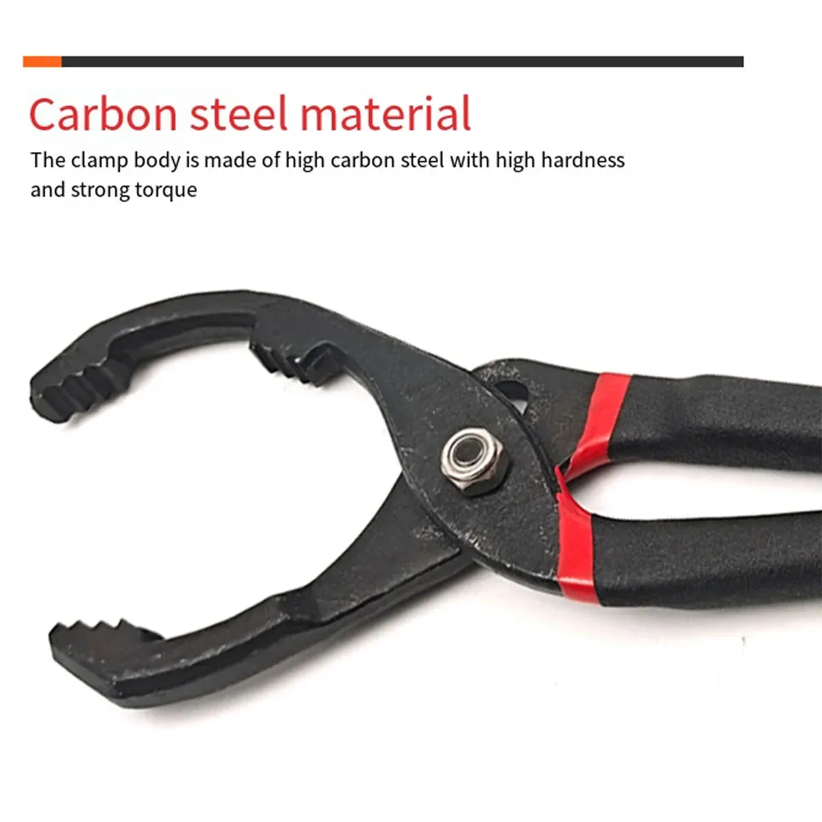 Oil Filter Pliers Wrench 10/12 Inch Heavy Duty Spanner Tool for Car Repair – 10inches