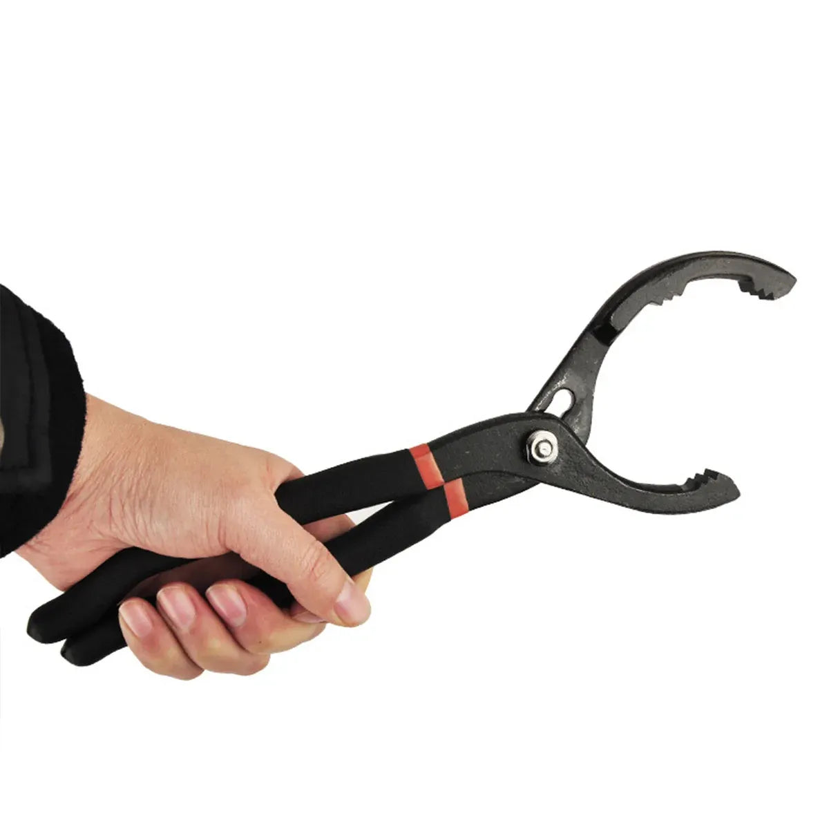 Oil Filter Pliers Wrench 10/12 Inch Heavy Duty Spanner Tool for Car Repair – 10inches