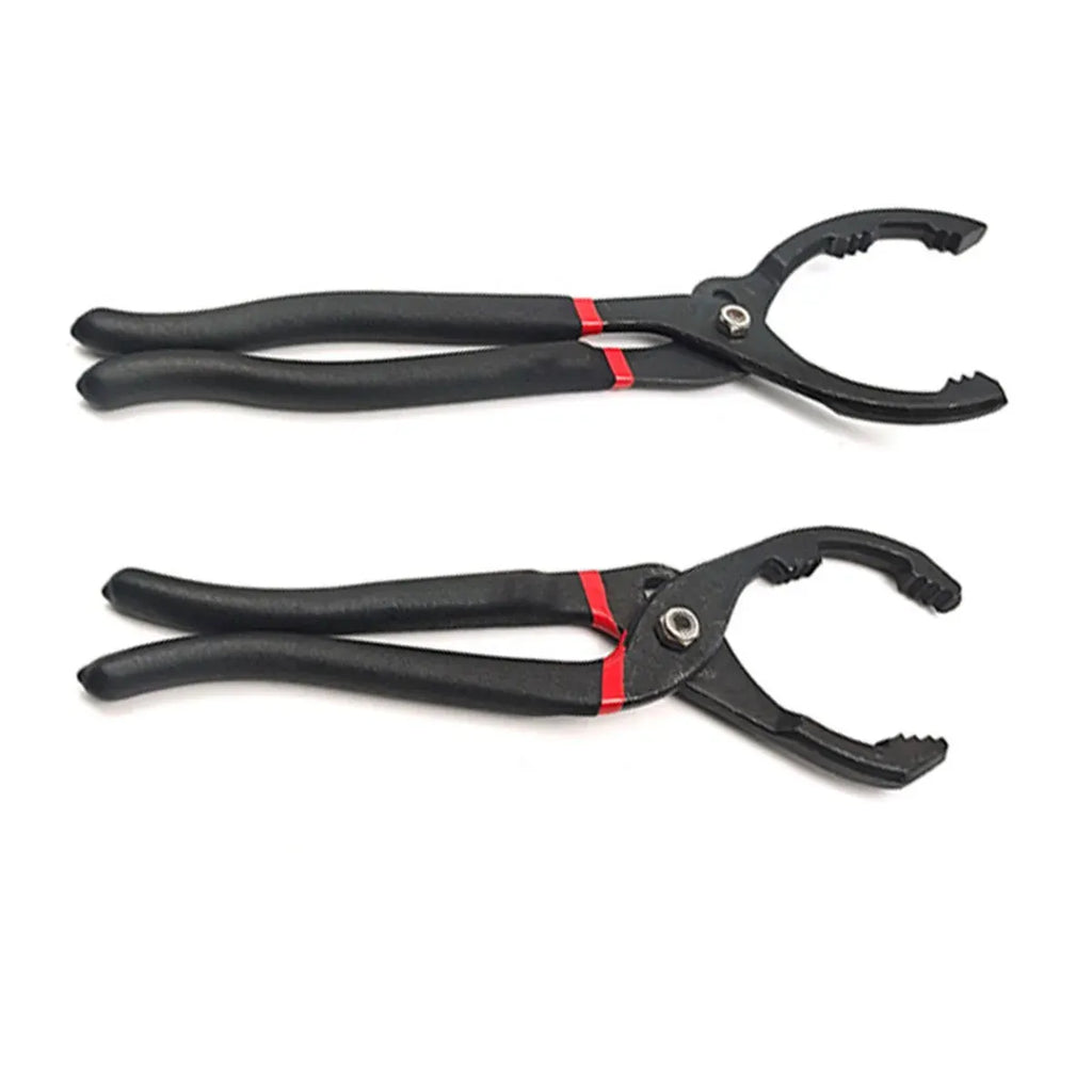 Oil Filter Pliers Wrench 10/12 Inch Heavy Duty Spanner Tool for Car Repair – 10inches