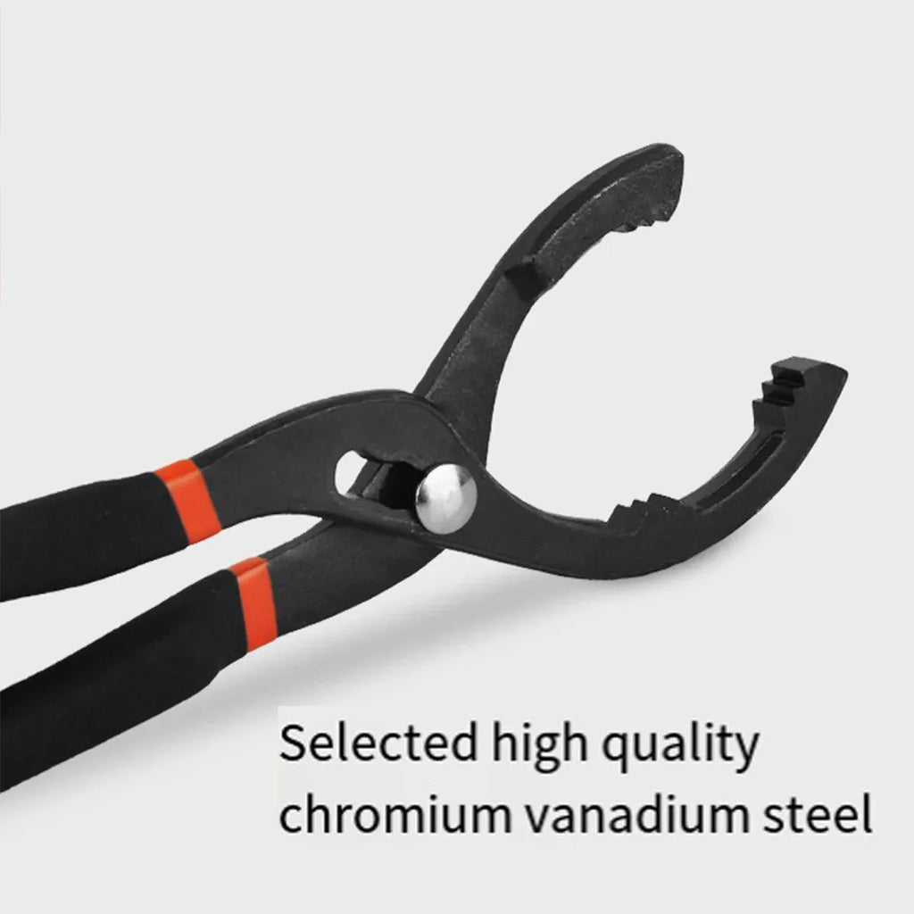 Oil Filter Pliers Wrench 10/12 Inch Heavy Duty Spanner Tool for Car Repair – 12inches