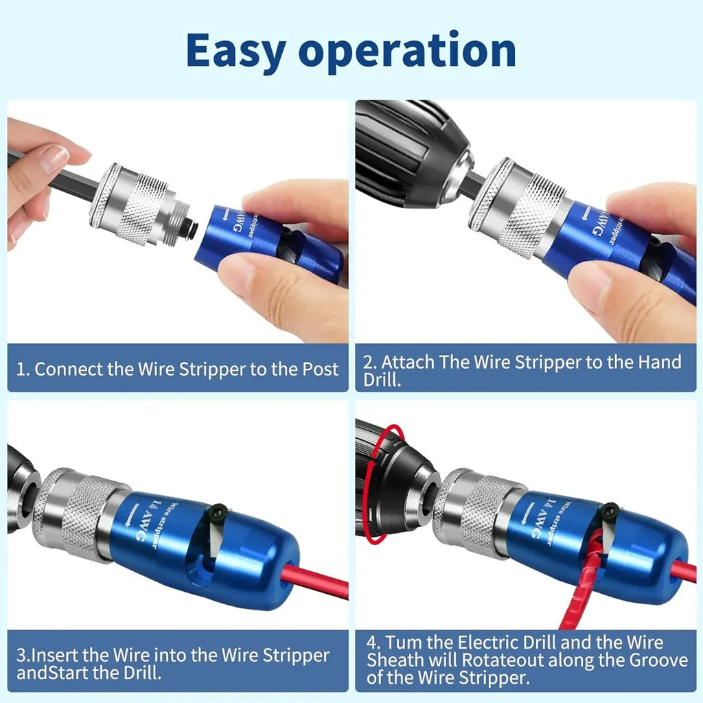 Wire Stripper Set Precision Zinc Alloy for Electrical Repair Kit