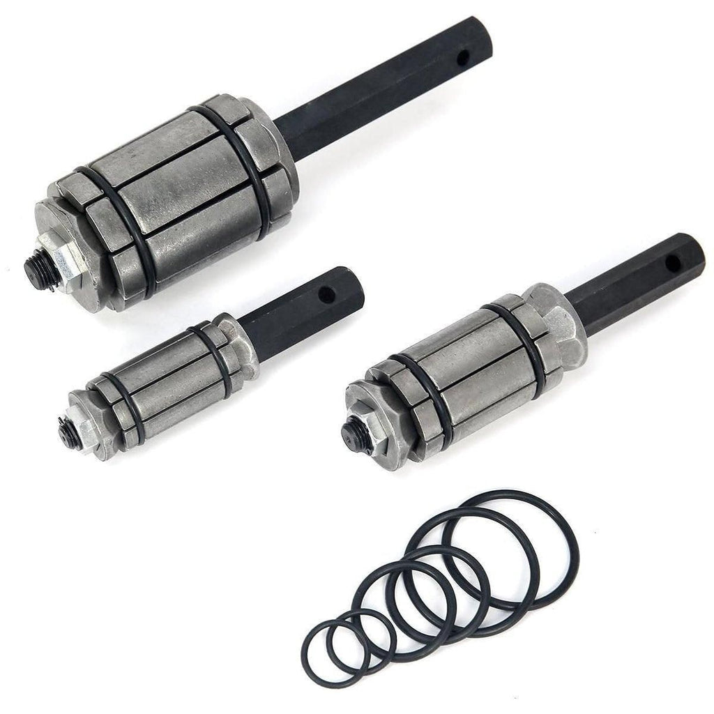 Tail Pipe Expander Set Exhaust Muffler Spreader Dent Remover Tool Kit 3 Piece