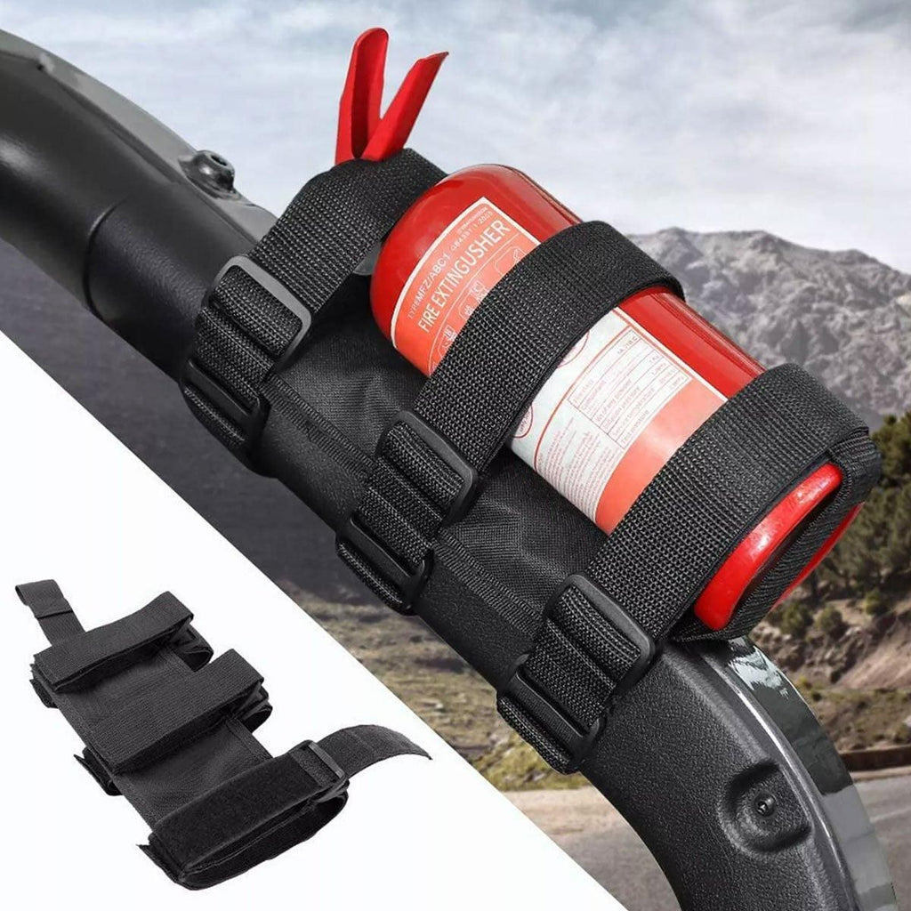 Auto Car Fire Extinguisher Mount Holder Strap Fixing Belt Car Fire Extinguisher