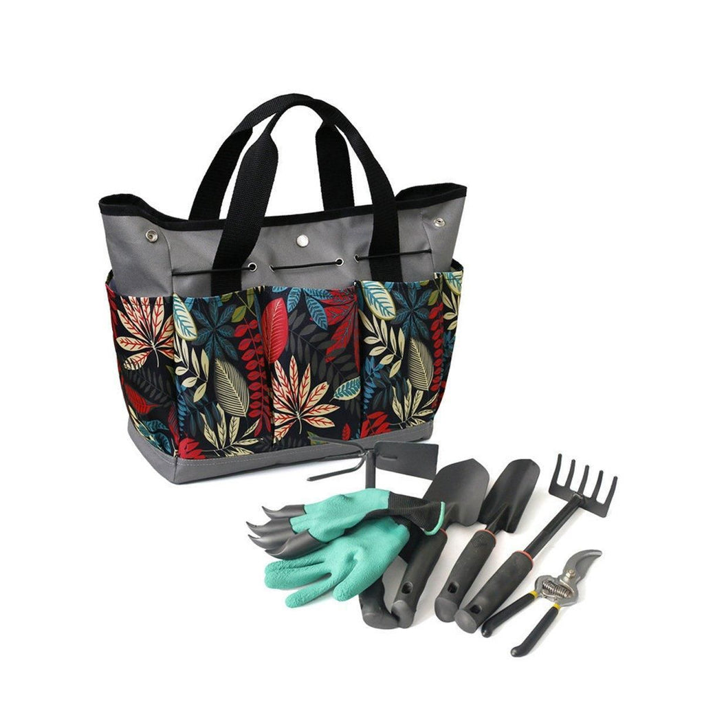Portable Garden Kit Multifunctional Gardening Storage Bag with Pockets Outdoor