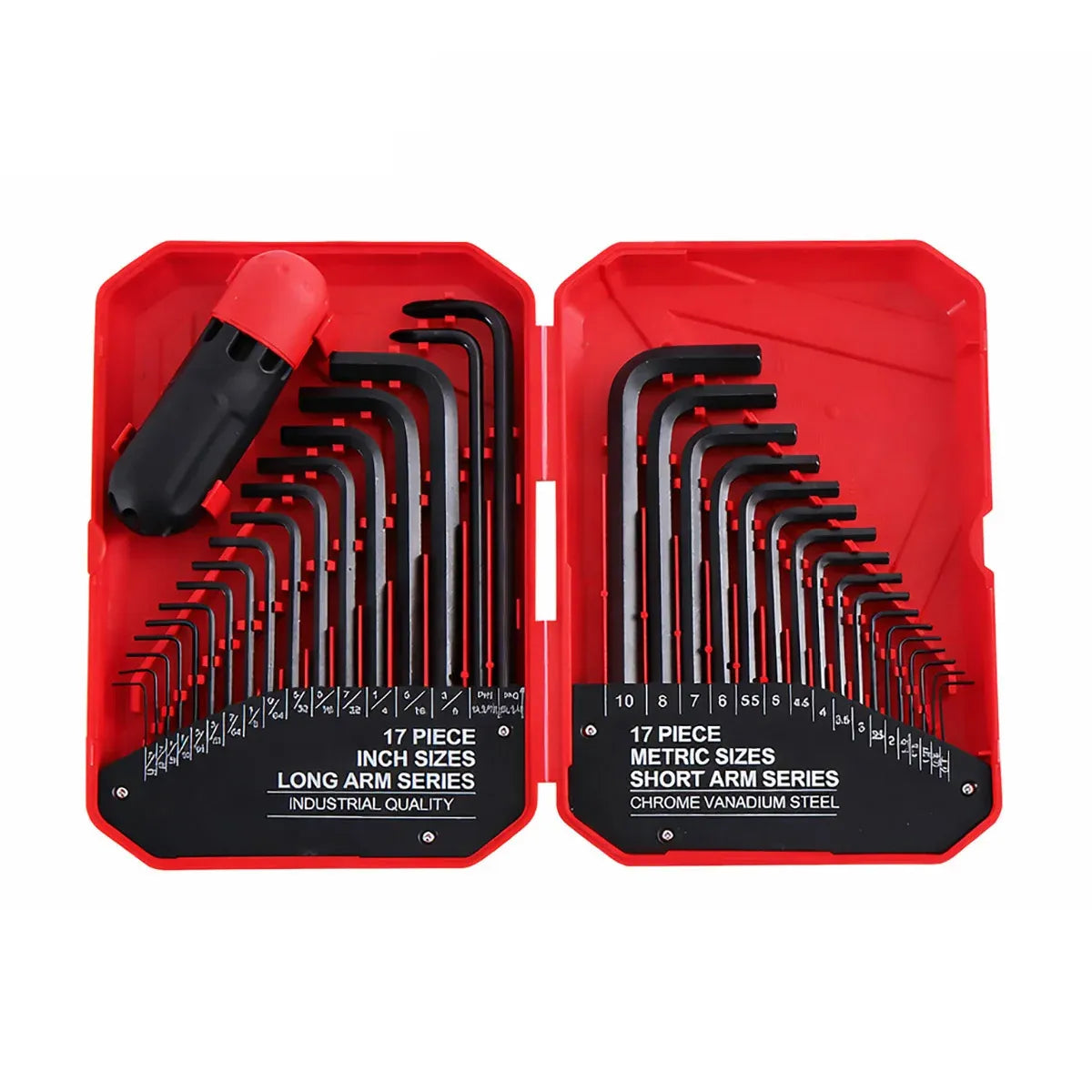 35 Piece L-Shaped Hex Key Wrench Set Allen Key Tool Kit For Home Car Repair Use