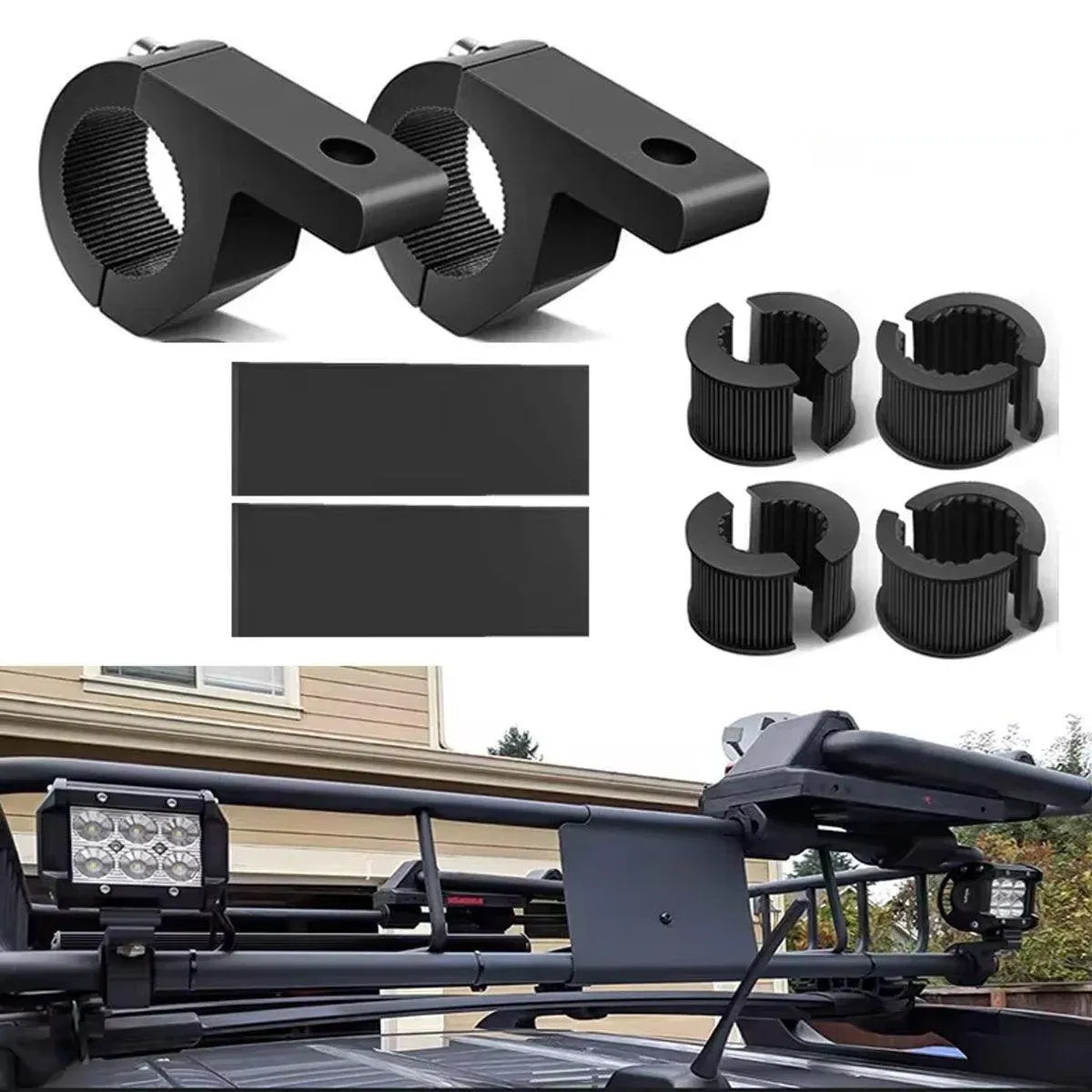 1 Pair Light Clip Fixing Bracket for Car Motorcycle Spotlights Mounting Shelf