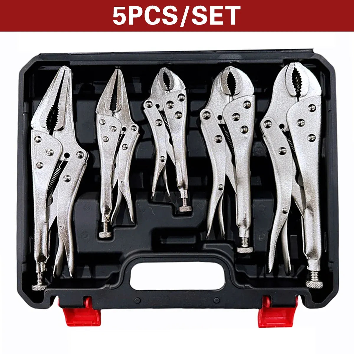 5IN1 Heavy Duty Welding Clamp Pliers Set For Large Caliber Metal Fixing Tools