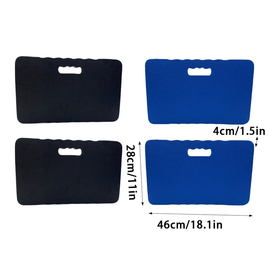 2 Piece Waterproof Anti-Slip Kneeling Cushion Home Garage Repair Knee Guard – Black