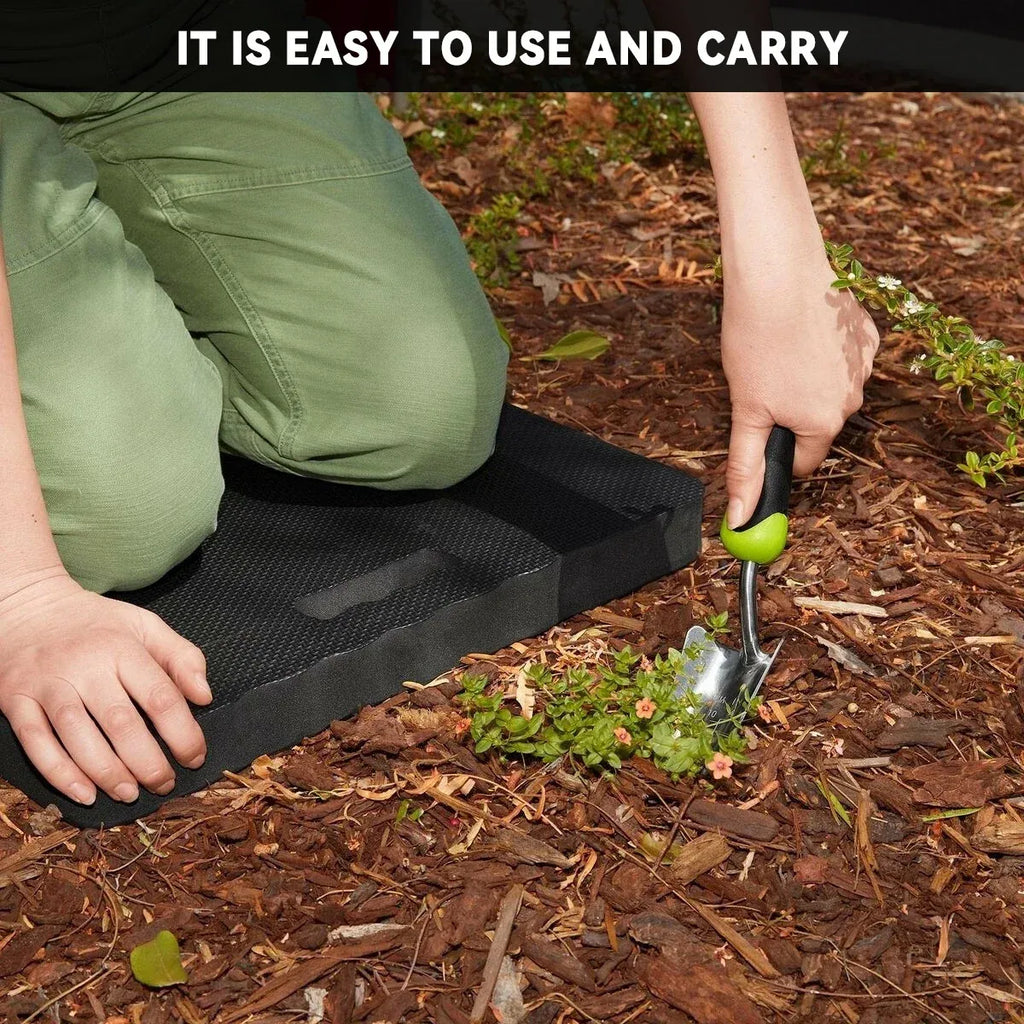 2 Piece Waterproof Anti-Slip Kneeling Cushion Home Garage Repair Knee Guard – Black