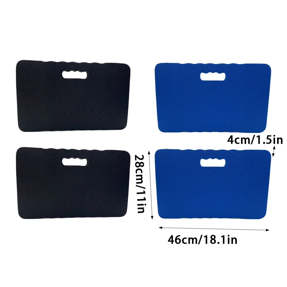 2 Piece Waterproof Anti-Slip Kneeling Cushion Home Garage Repair Knee Guard – Blue