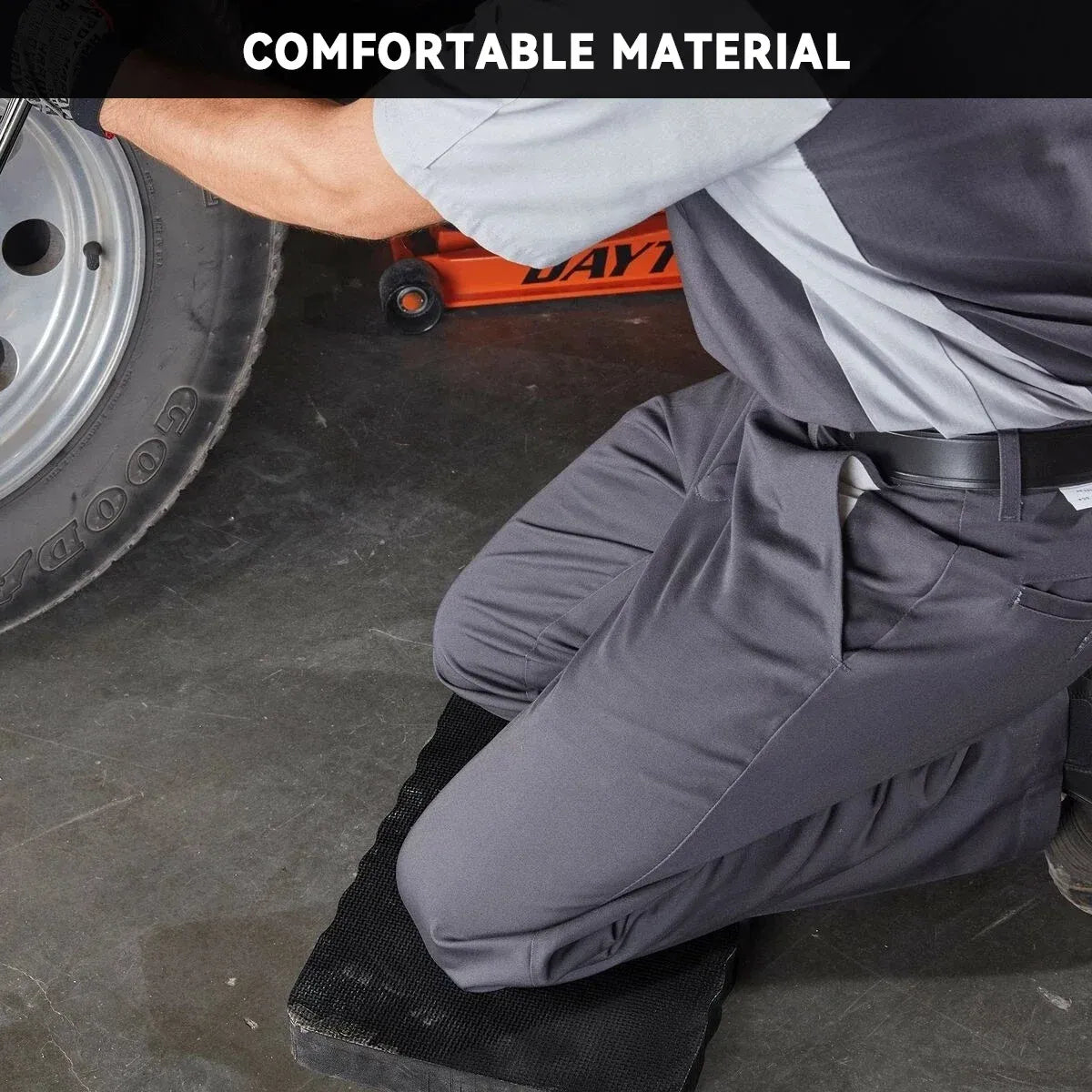 2 Piece Waterproof Anti-Slip Kneeling Cushion Home Garage Repair Knee Guard – Blue