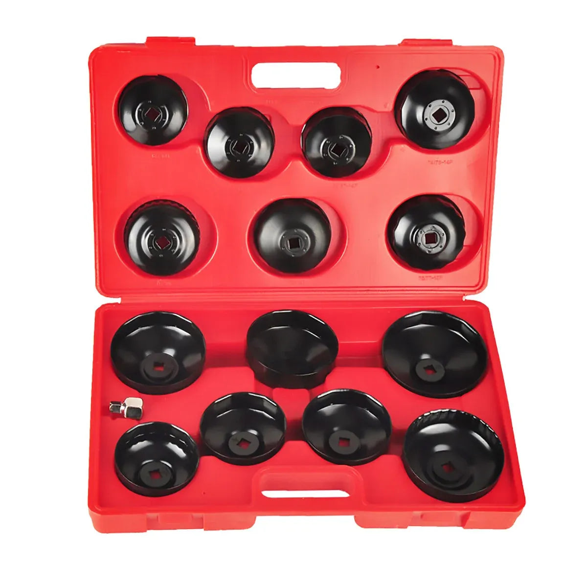 14 Piece Cap-Type Oil Filter Wrench Set Cap Wrench Socket Adapter for Car Truck SUV