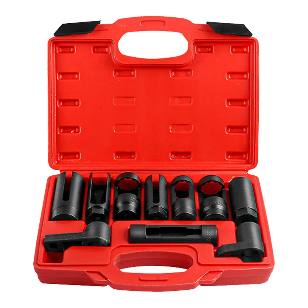 10 Piece Car Truck Oxygen Sensor Removal Tool Wrench Repair Kit Auto Tools Set
