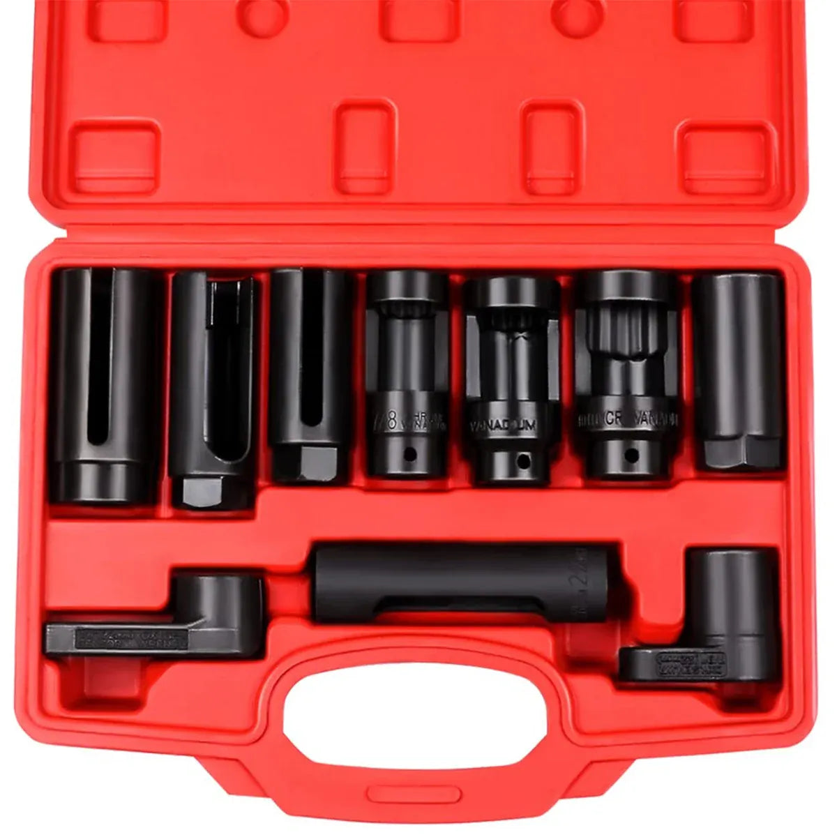 10 Piece Car Truck Oxygen Sensor Removal Tool Wrench Repair Kit Auto Tools Set