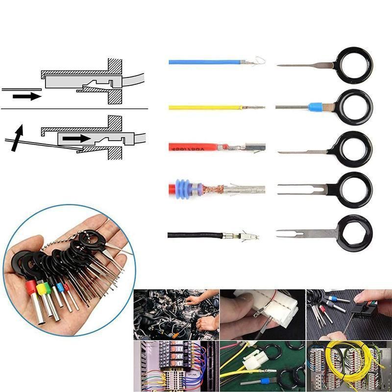 70 Piece Set Pin Ejector Wire Kit Extractor Auto Terminal Removal Connector Tool