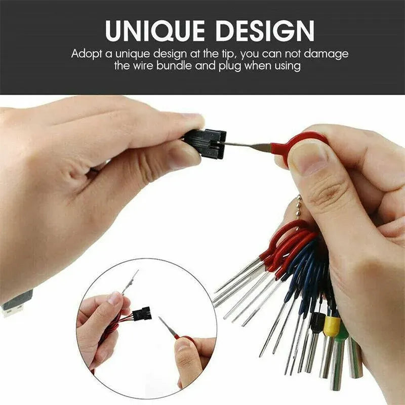 70 Piece Set Pin Ejector Wire Kit Extractor Auto Terminal Removal Connector Tool