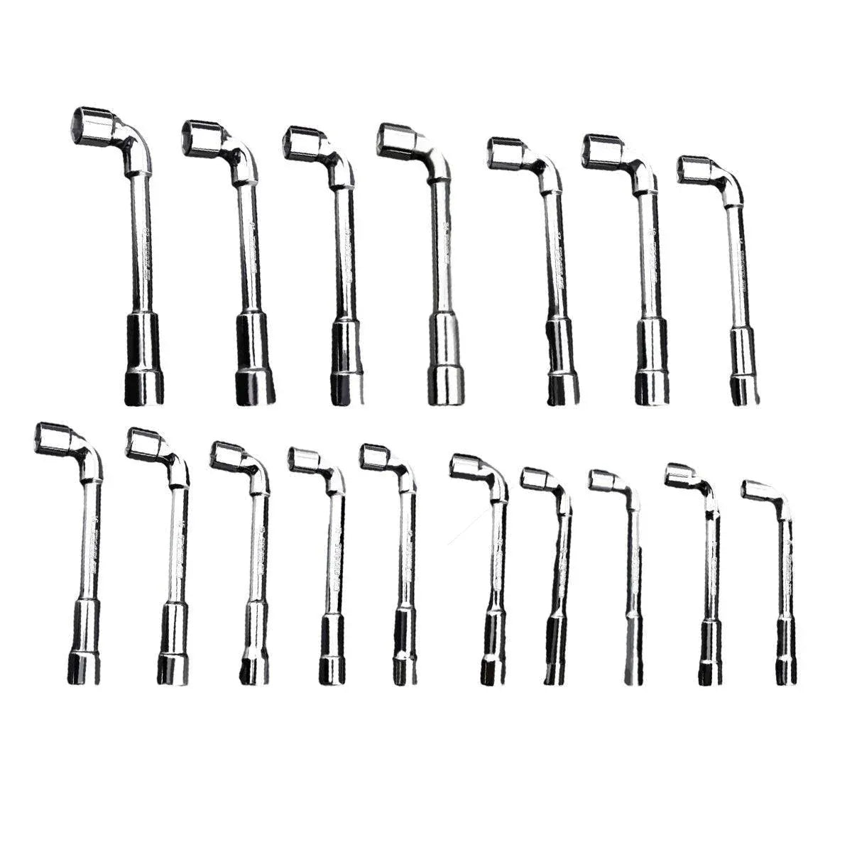 6-23mm L Shaped Socket Wrench Elbow Multi Size Hardware Repair Tool Set – 21mm