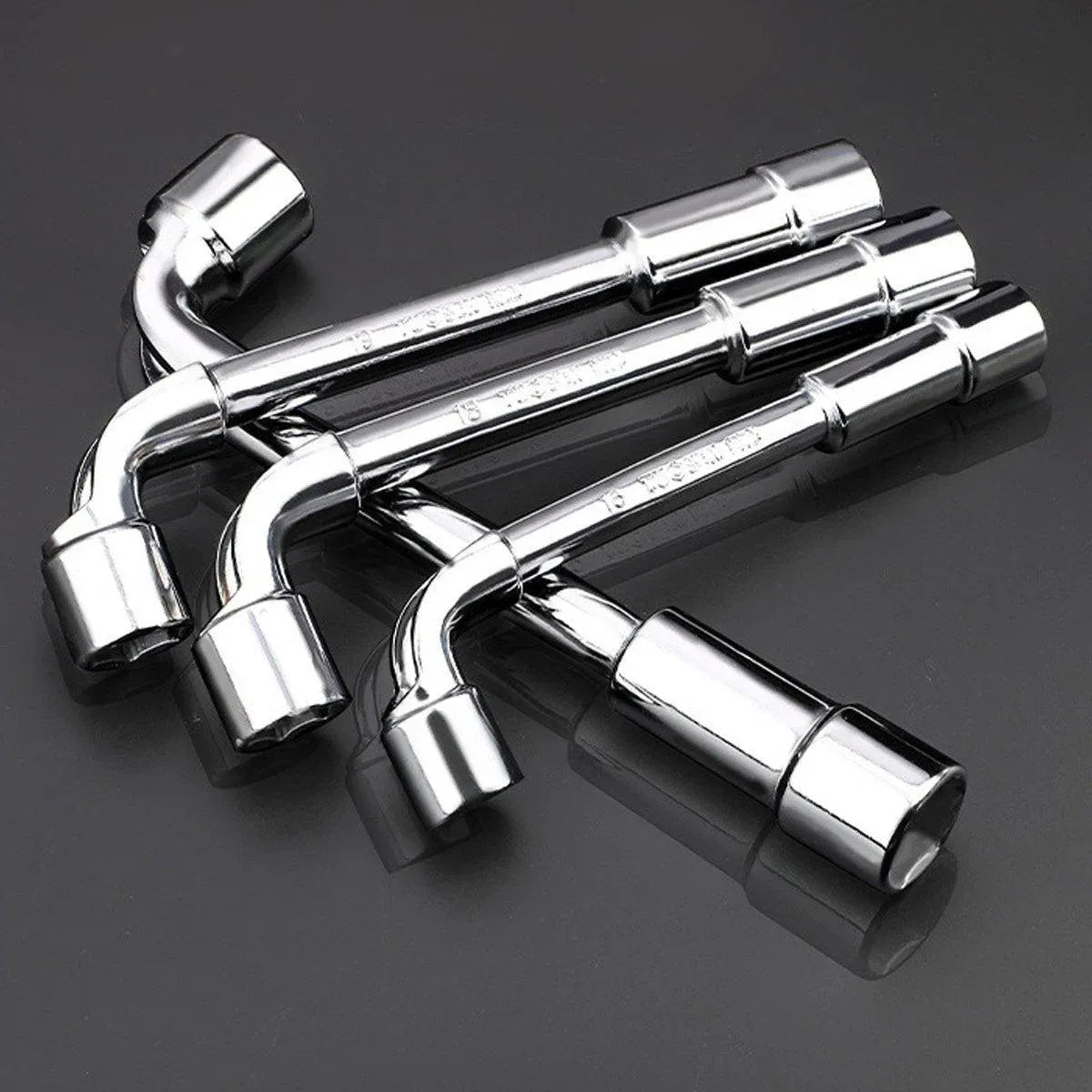 6-23mm L Shaped Socket Wrench Elbow Multi Size Hardware Repair Tool Set – 21mm