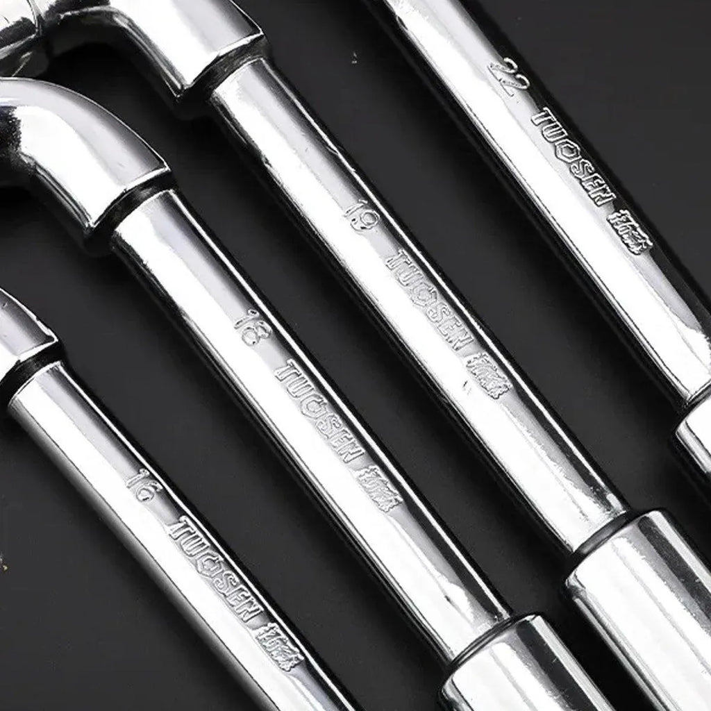 6-23mm L Shaped Socket Wrench Elbow Multi Size Hardware Repair Tool Set – 21mm