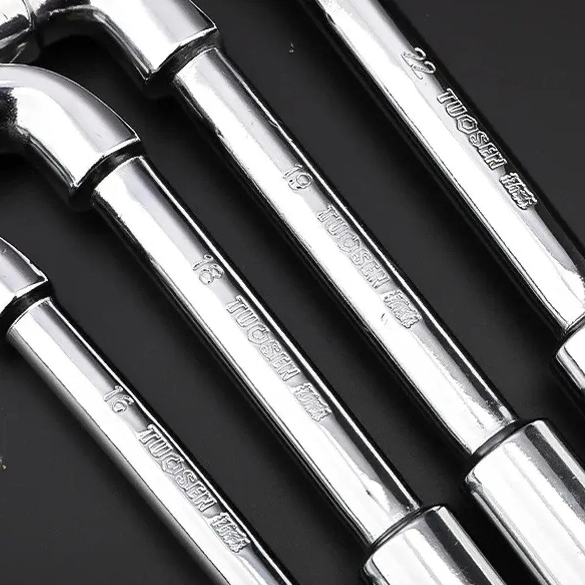6-23mm L Shaped Socket Wrench Elbow Multi Size Hardware Repair Tool Set – 21mm