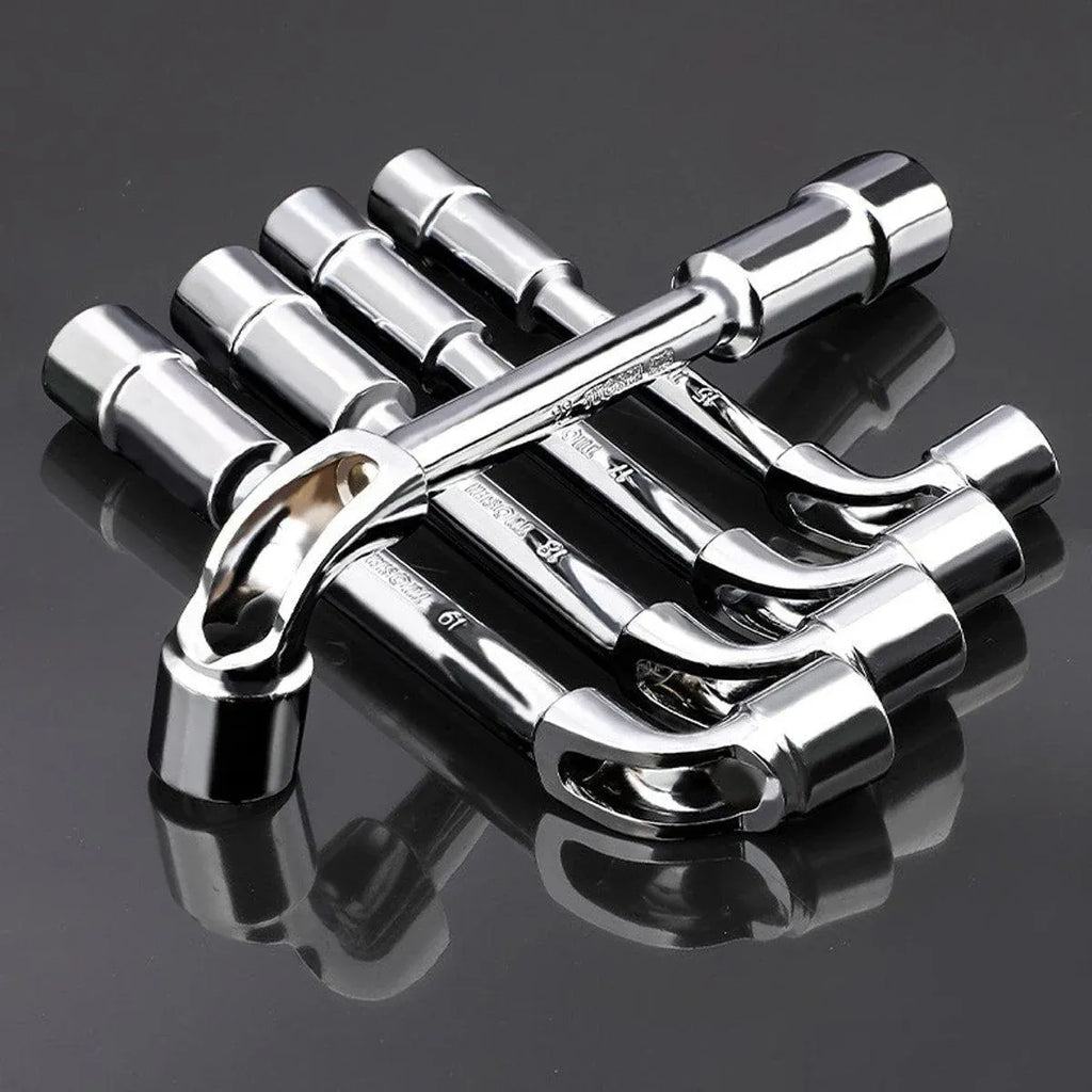 6-23mm L Shaped Socket Wrench Elbow Multi Size Hardware Repair Tool Set – 21mm