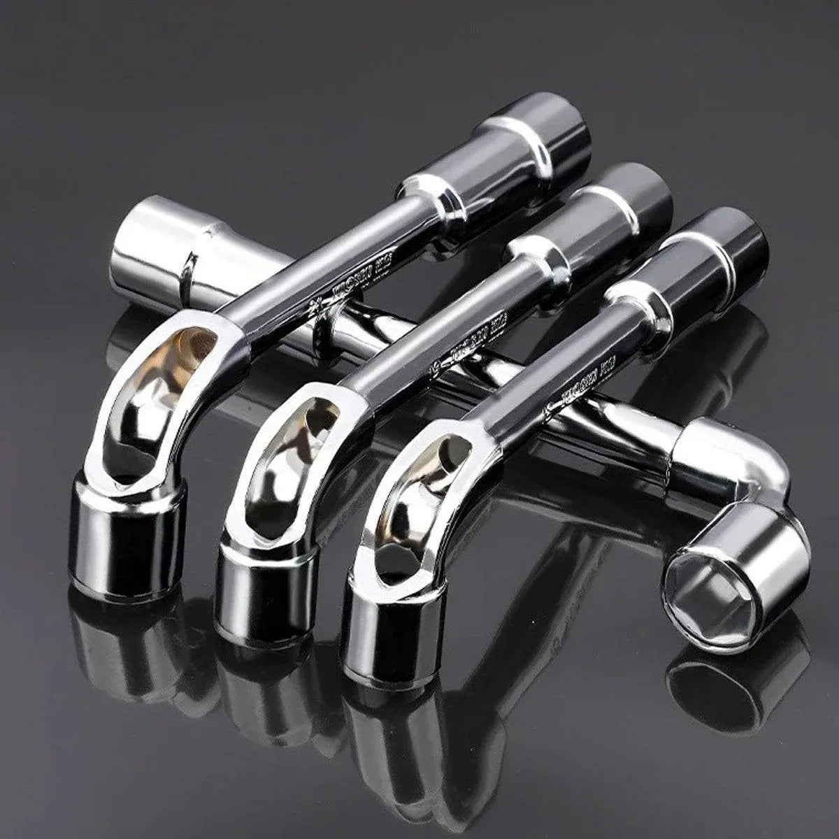 6-23mm L Shaped Socket Wrench Elbow Multi Size Hardware Repair Tool Set – 21mm