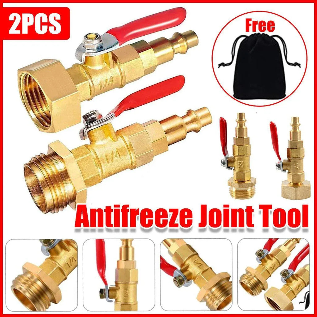 2 Piece Antifreeze Winter Joint Tool Accessories Durable Threaded Parts for Repair