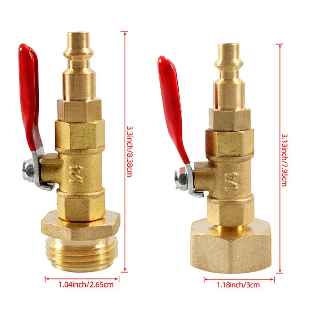 2 Piece Antifreeze Winter Joint Tool Accessories Durable Threaded Parts for Repair