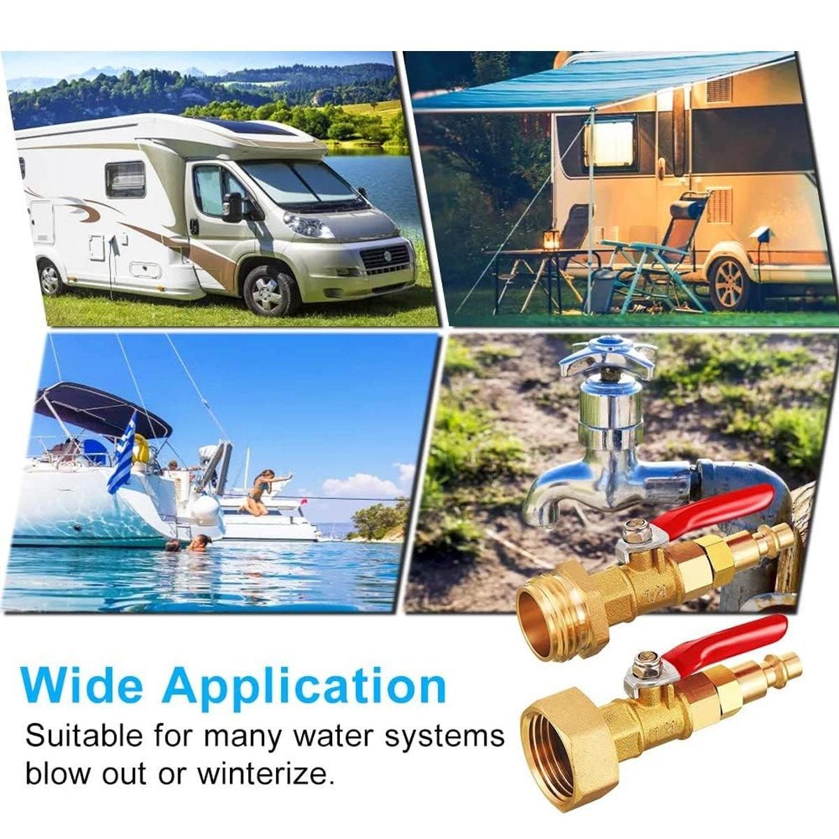 2 Piece Antifreeze Winter Joint Tool Accessories Durable Threaded Parts for Repair