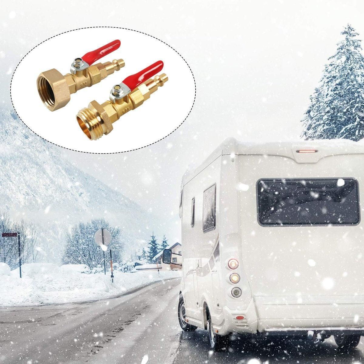 2 Piece Antifreeze Winter Joint Tool Accessories Durable Threaded Parts for Repair