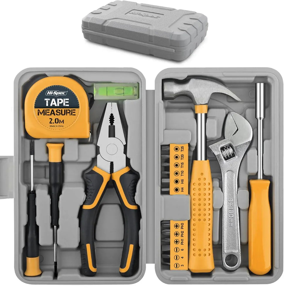 20 Piece Household Tool Set Home Repair Kit with Screwdriver Pliers Wrench Hammer