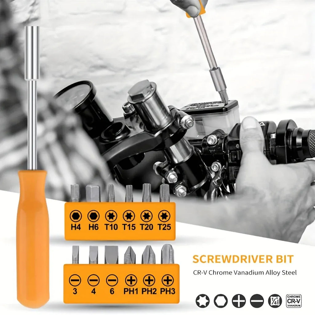 20 Piece Household Tool Set Home Repair Kit with Screwdriver Pliers Wrench Hammer