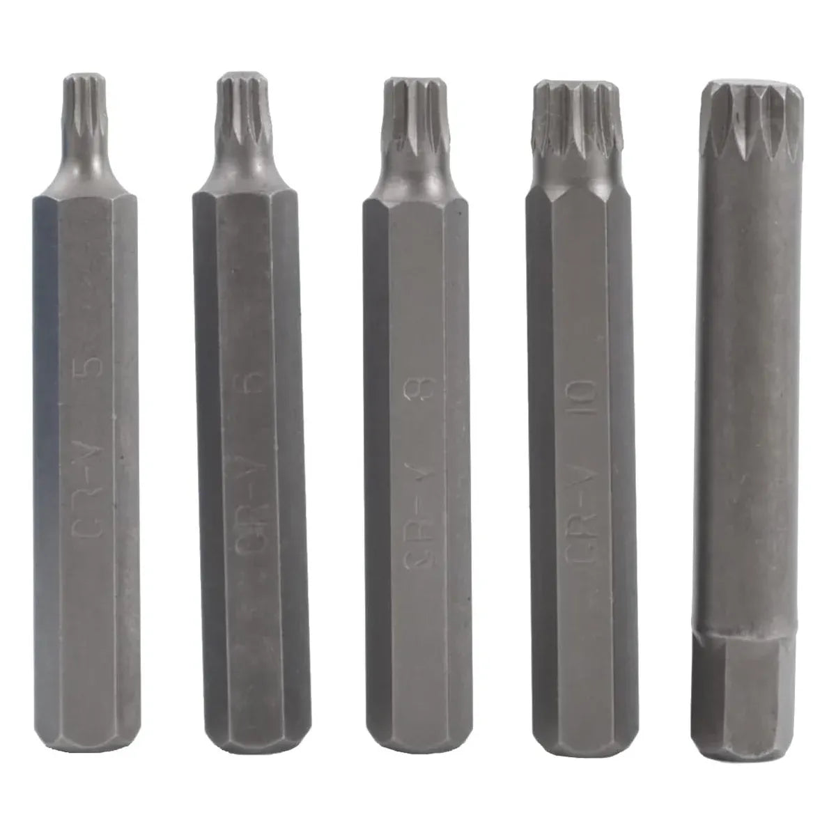 11 Piece CR-V M-Type Spline Socket Bit Set Driver Drill Bit Tool Kit Car Repair