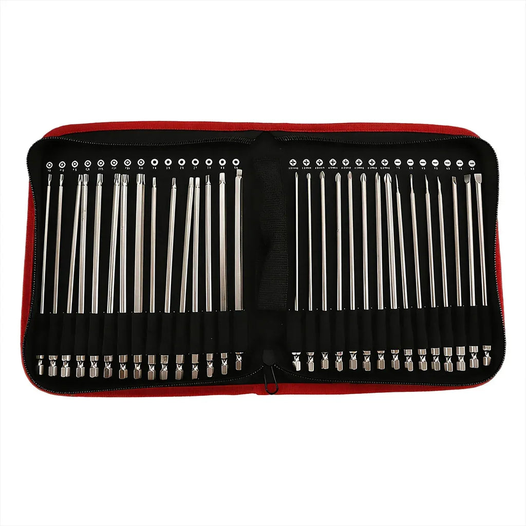 30 Piece 150mm Screwdriver Bit Set Power Tool Accessory Kit For Home Repair Use