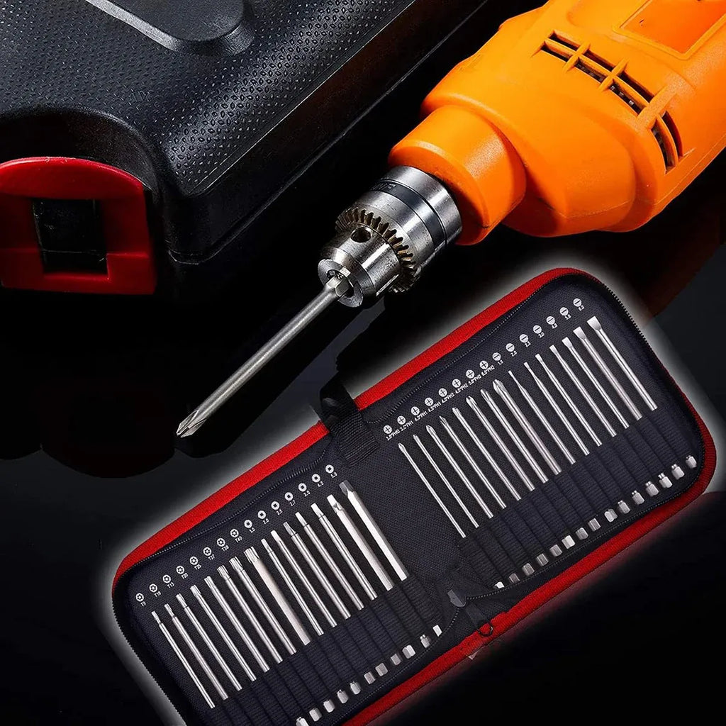 30 Piece 150mm Screwdriver Bit Set Power Tool Accessory Kit For Home Repair Use