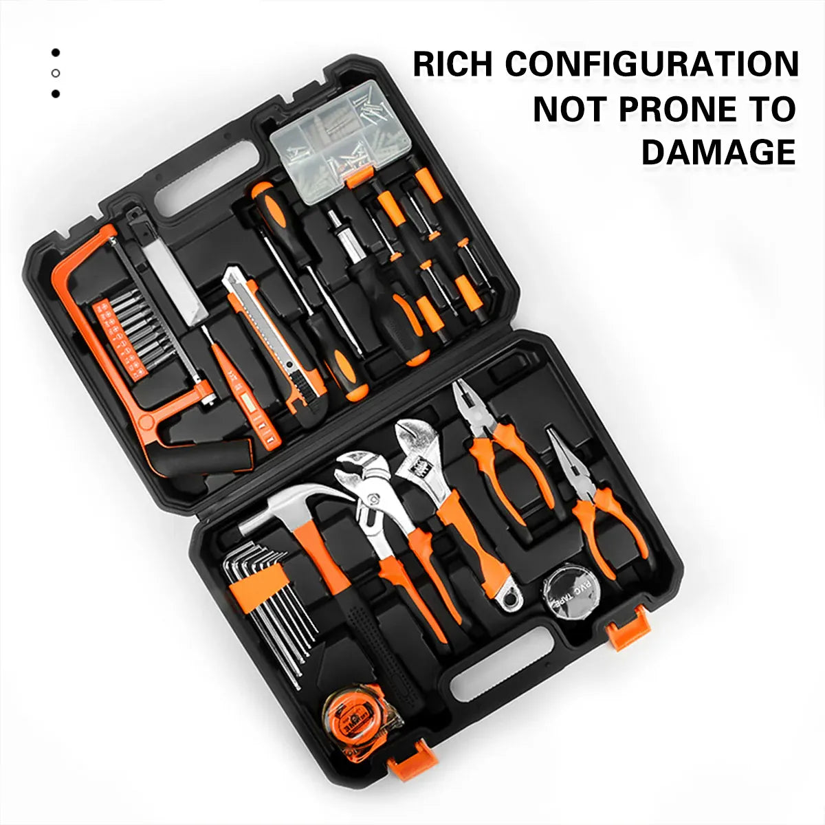 Home Hardware Tool Set Large 105-Piece Emergency Repair Kit Maintenance Tools