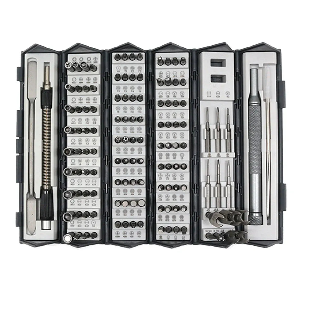 Screwdriver Set 128 in 1 Precision Repair Tool Kit Multi Functional for Home Use