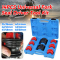 14 Piece Universal Fork Seal Driver Tool Kit 35-50mm for Motorcycle Fork Oil Seal