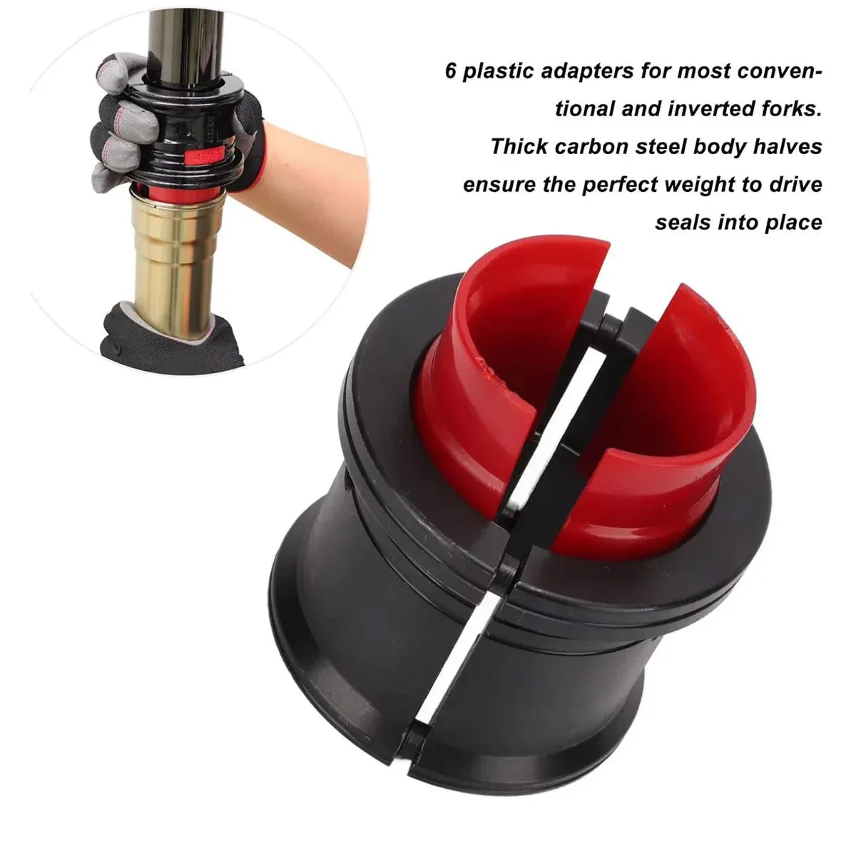 14 Piece Universal Fork Seal Driver Tool Kit 35-50mm for Motorcycle Fork Oil Seal