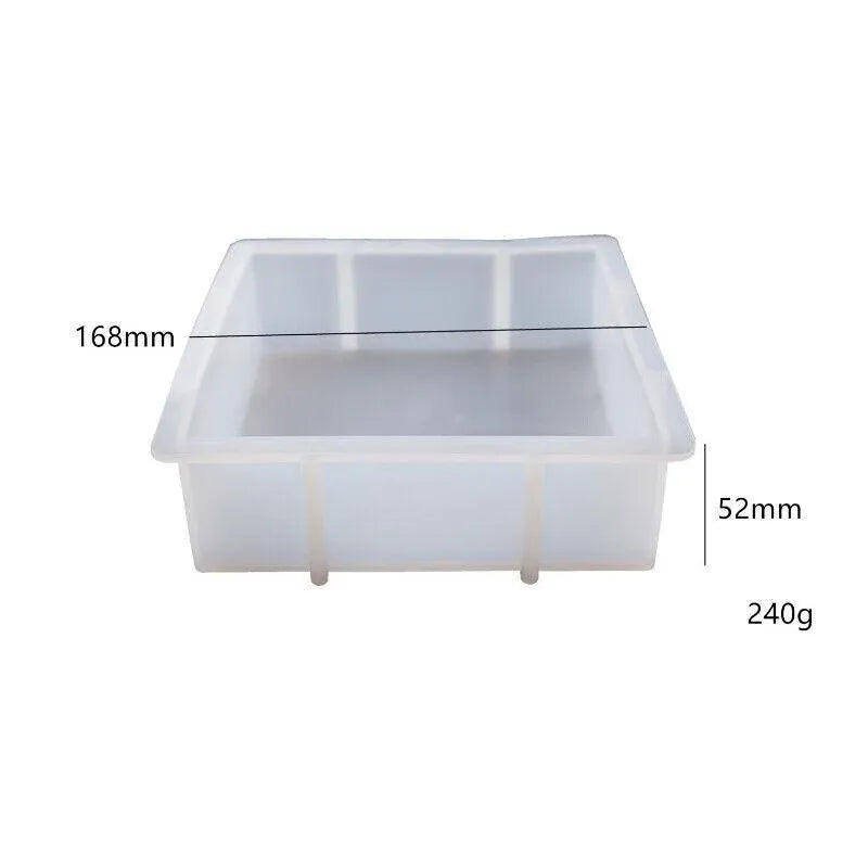 New Large Crystal Epoxy Resin Mold Geometry Cube Specimen Love Heart Round Mould – Heart