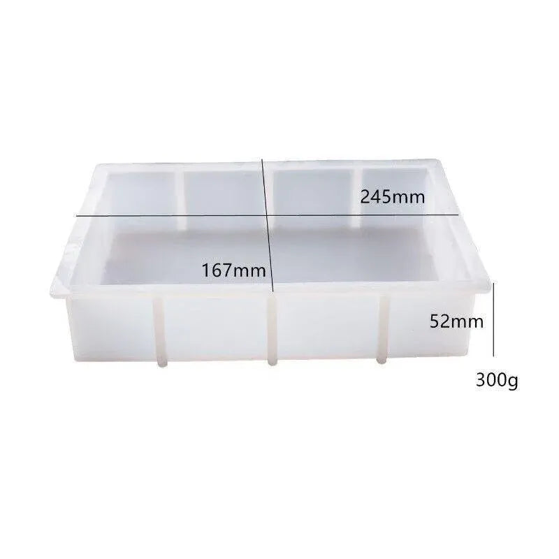 New Large Crystal Epoxy Resin Mold Geometry Cube Specimen Love Heart Round Mould – Heart