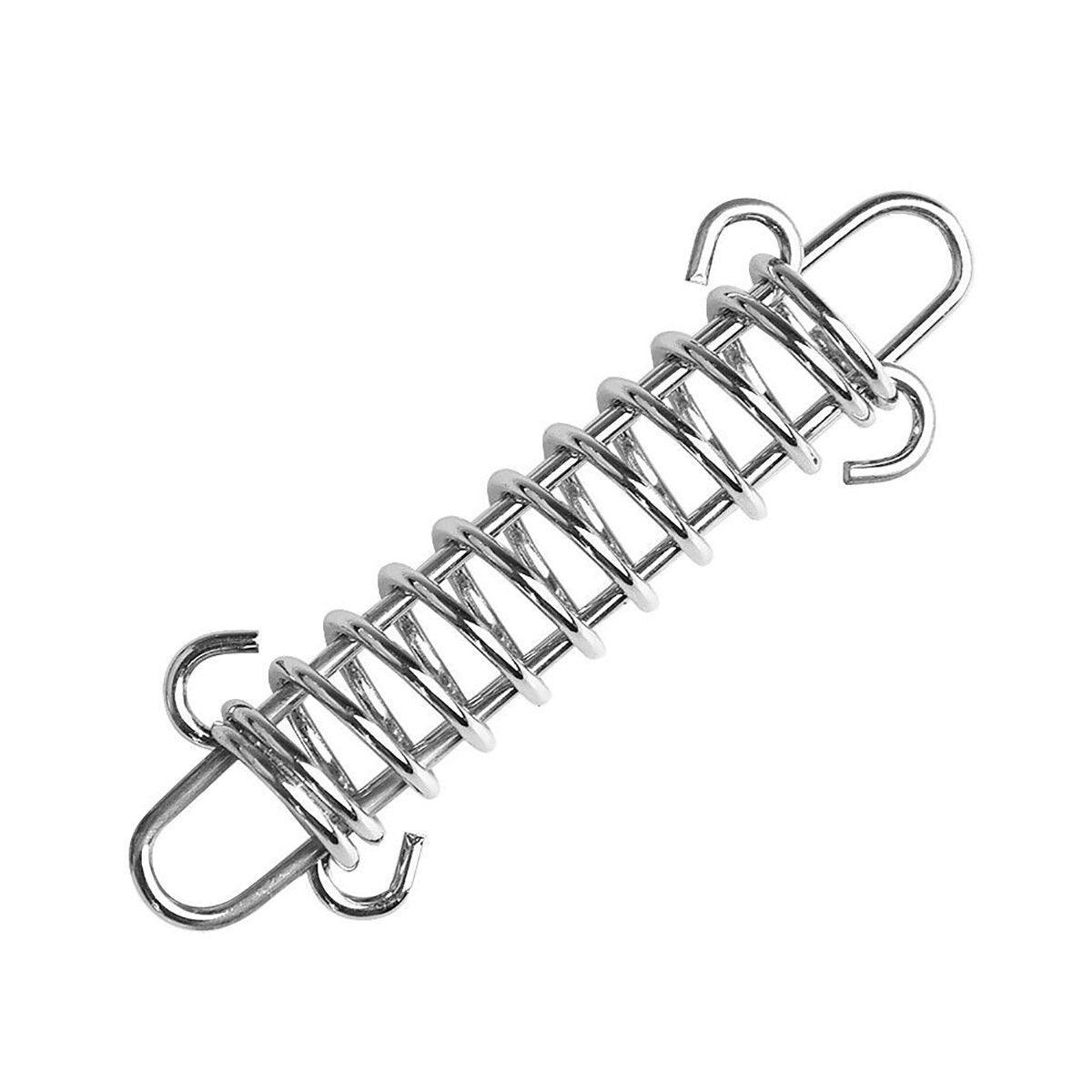 1-15 Piece Outdoor Camping Tent Spring Wind Rope Buckle Fix Hook Buckles Silver Red – 10 Piece