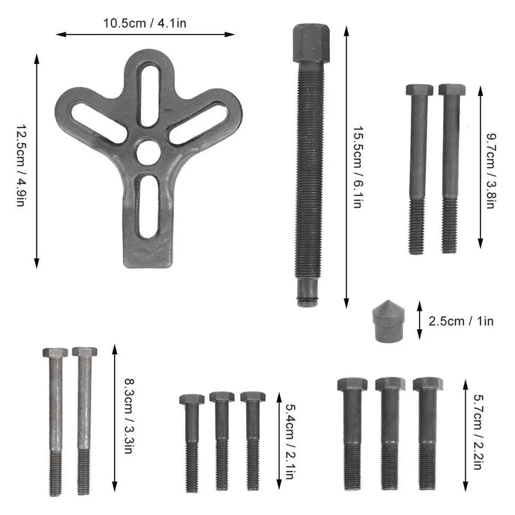 13 Piece Steering Wheel Removal Tool Kit Automotive Repair Disassembly Set