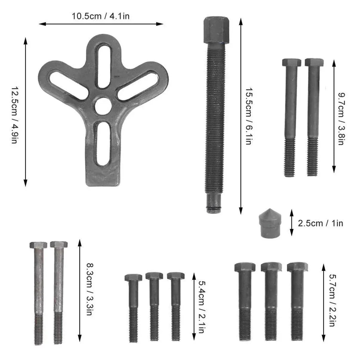 13 Piece Steering Wheel Removal Tool Kit Automotive Repair Disassembly Set