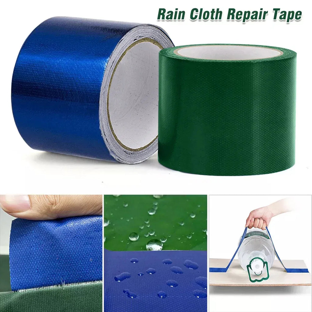 High Adhesive Tarpaulin Repair Tape Tent Awning Fix Patch Waterproof Universal – White – 8cm x 7.5m