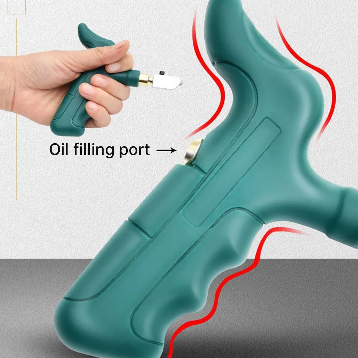 Handheld Ceramic Tile Cutter Portable Diamond Glass Cutter for Thick Tiles Glass