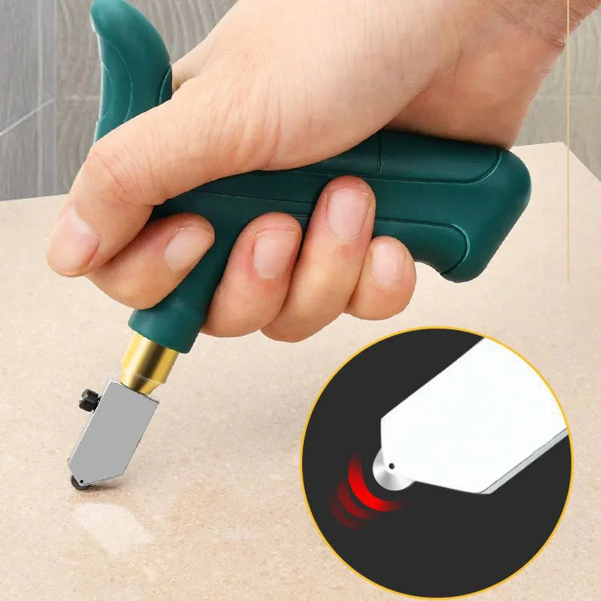 Handheld Ceramic Tile Cutter Portable Diamond Glass Cutter for Thick Tiles Glass