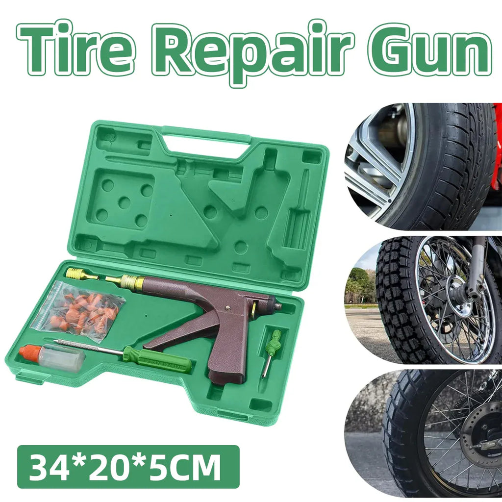Tyre Repair Tool Kit for Vehicle Moto Emergency Flat Tyre Puncture Fix Set