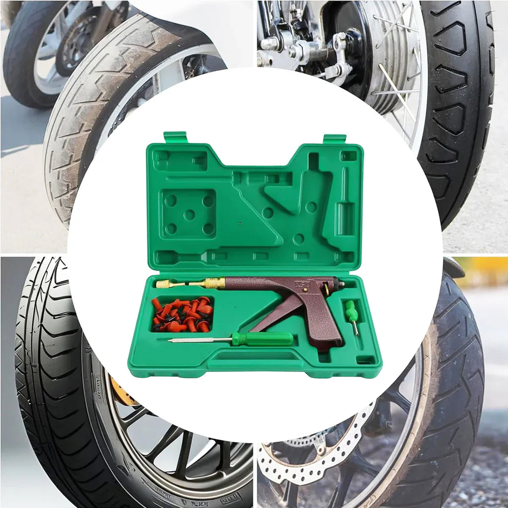 Tyre Repair Tool Kit for Vehicle Moto Emergency Flat Tyre Puncture Fix Set
